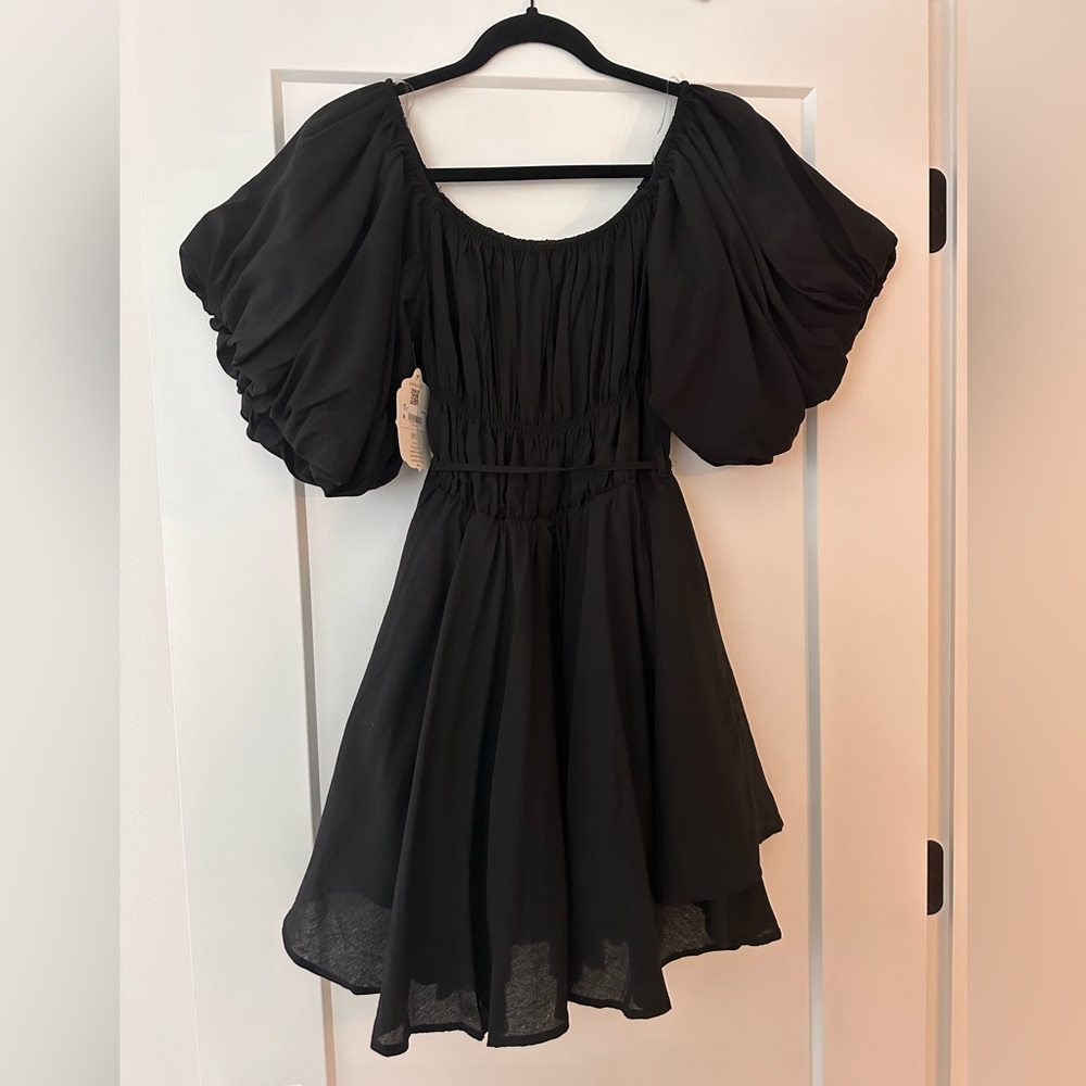 Altar’d State Amabella Black Mini Dress in Medium NWT